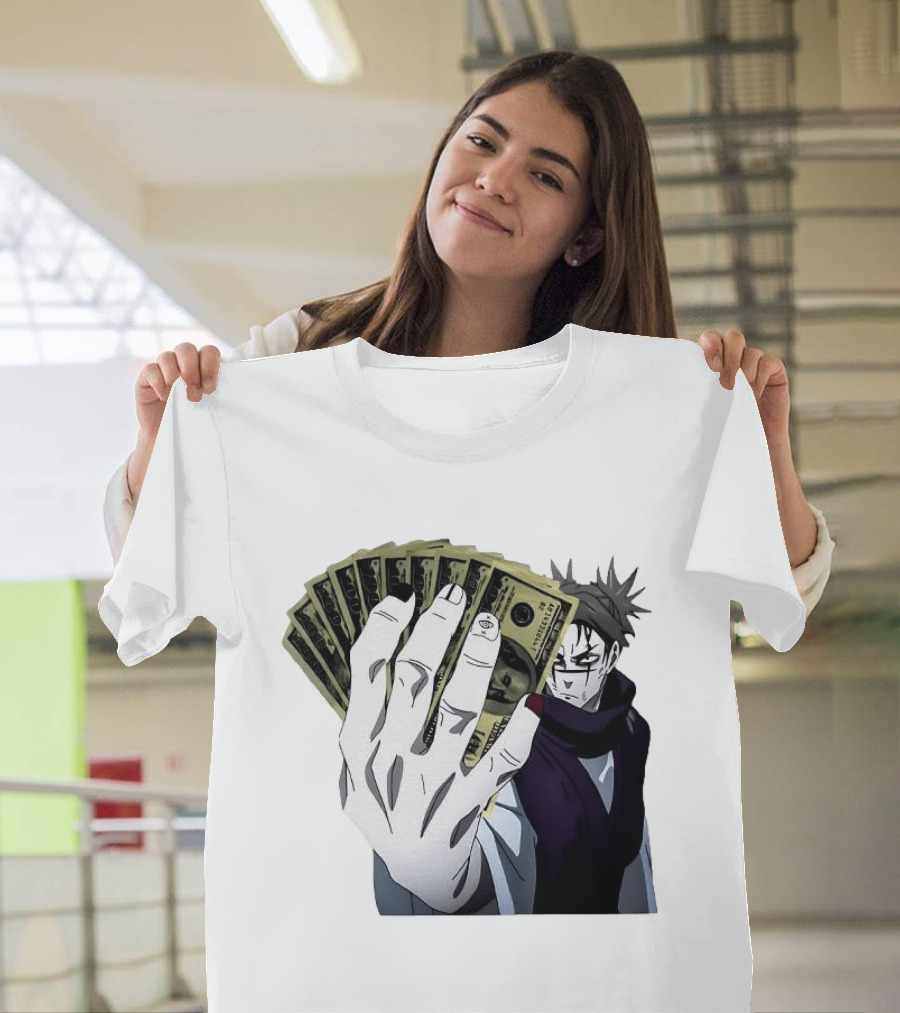 Choso Jujutsu Kaisen Money Fan Anime T-Shirt