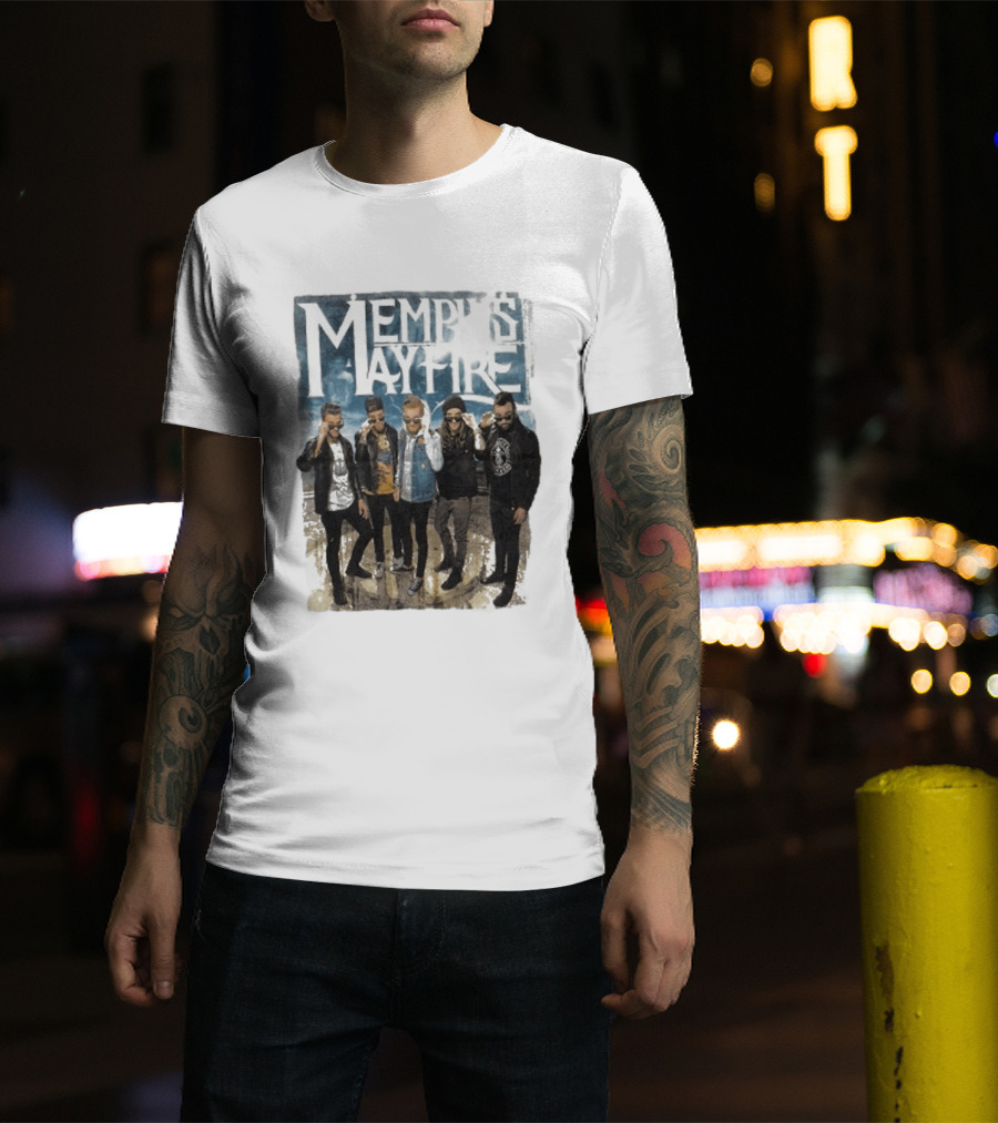 Memphis May Fire Band Sunglasses T-Shirt