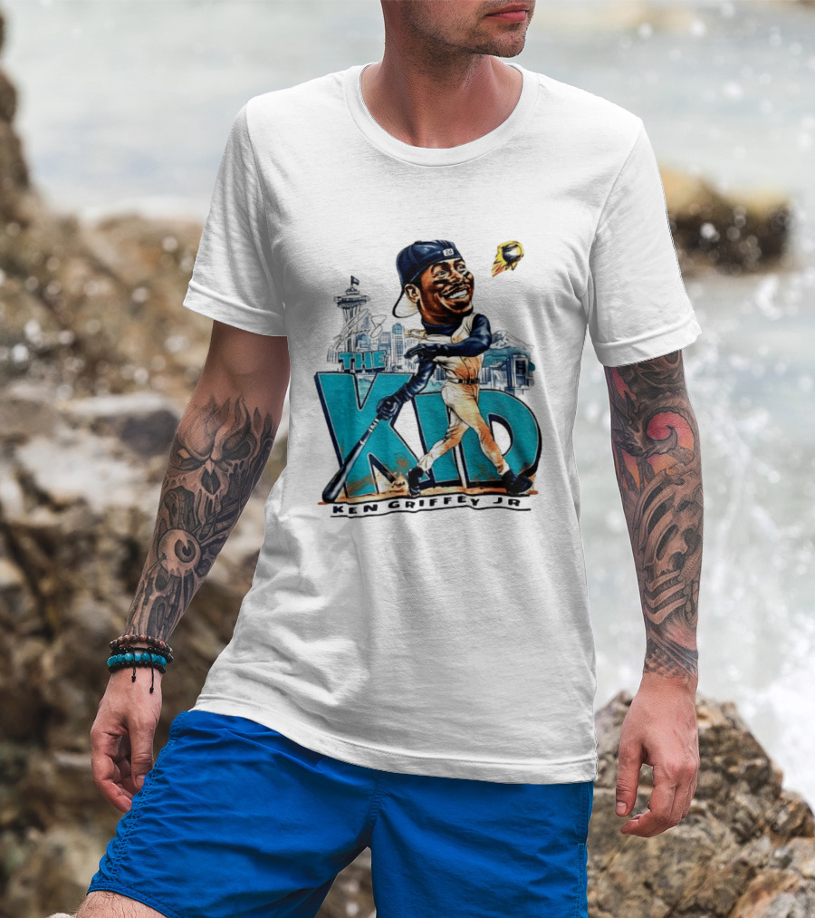 Ken Griffey Jr. The Kid Seattle Baseball Legend T-Shirt