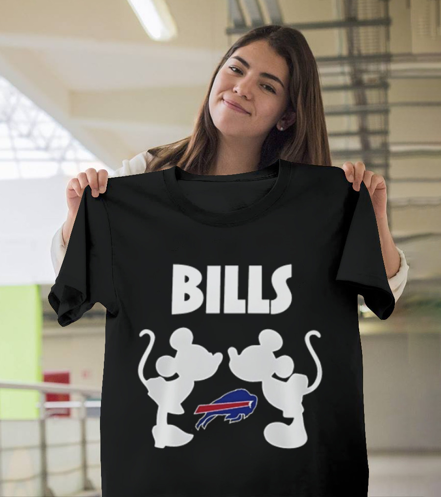 Buffalo Bills Mickey Mouse Valentine Day Together 20 T-Shirt