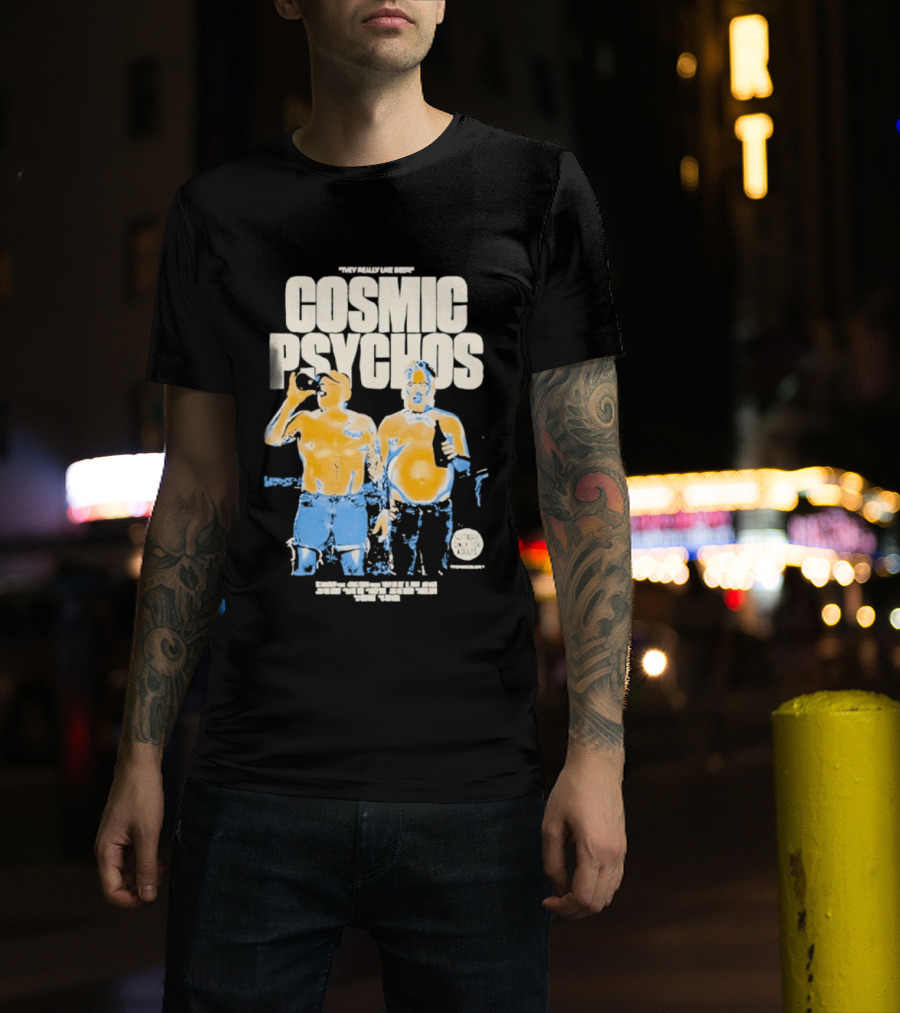 Cosmic Psychos I Really Like Beer Tour 2013 Australia T-Shirt