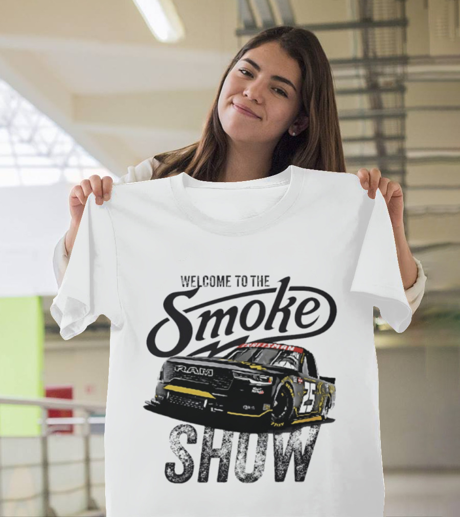 Welcome To The Smoke Show Tony Stewart Racing Truck T-Shirt