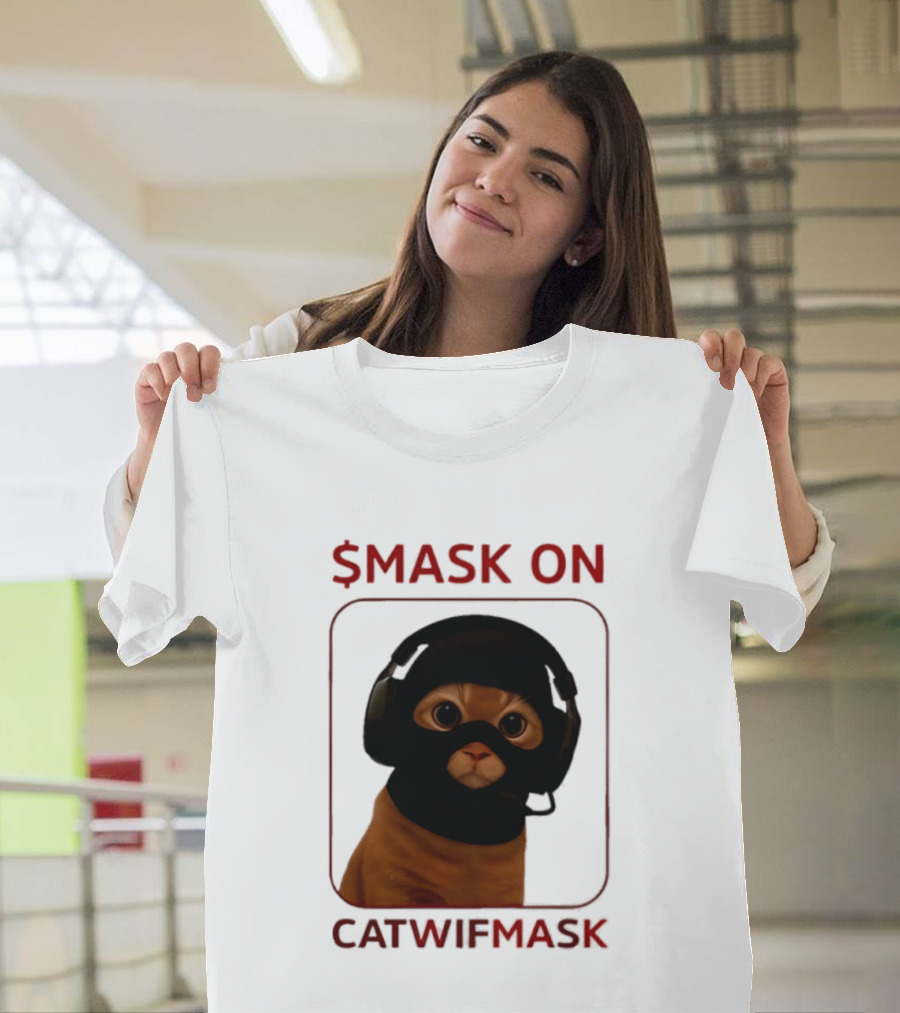 $Mask On Catwifmask T-Shirt