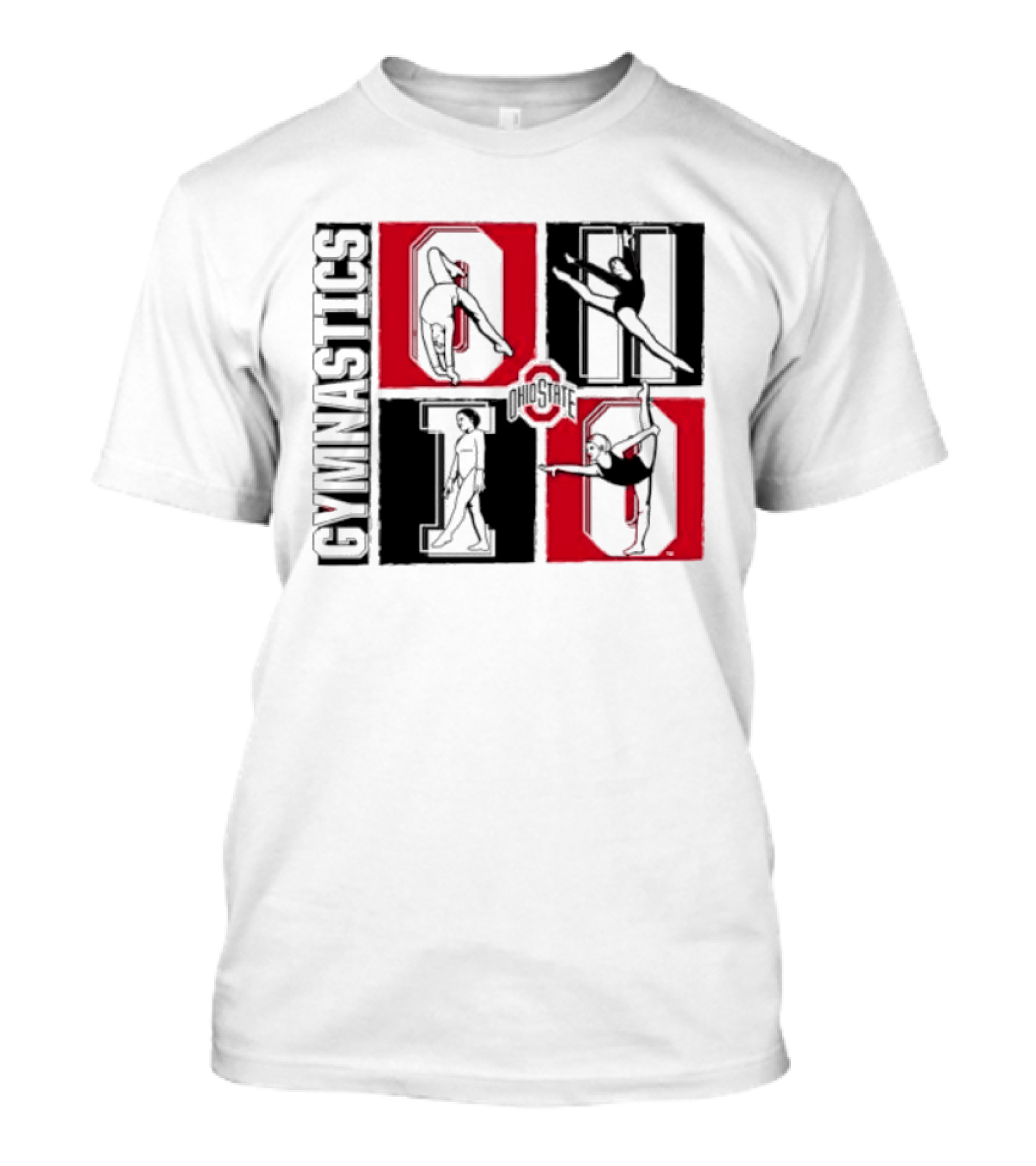 Ohio State Buckeyes Gymnastics OHIO Athlete T-Shirt