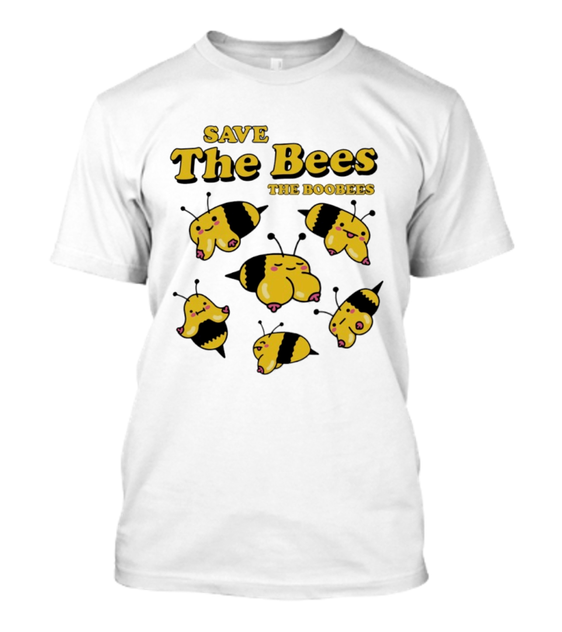 Save The Bees The Boobees Characters Fun T-Shirt