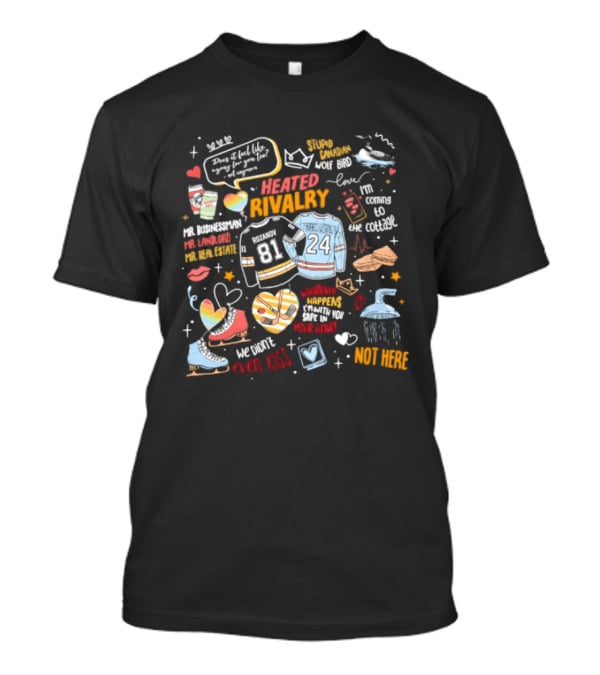 Heated Rivalry Mr.Businessman Love Confession 81 Vs 24 We Didn't Even Kiss Shower Not Here T-Shirt