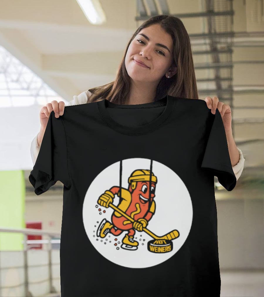 Providence Bruins Hot Dog Hockey Wieners Fun Sports T-Shirt