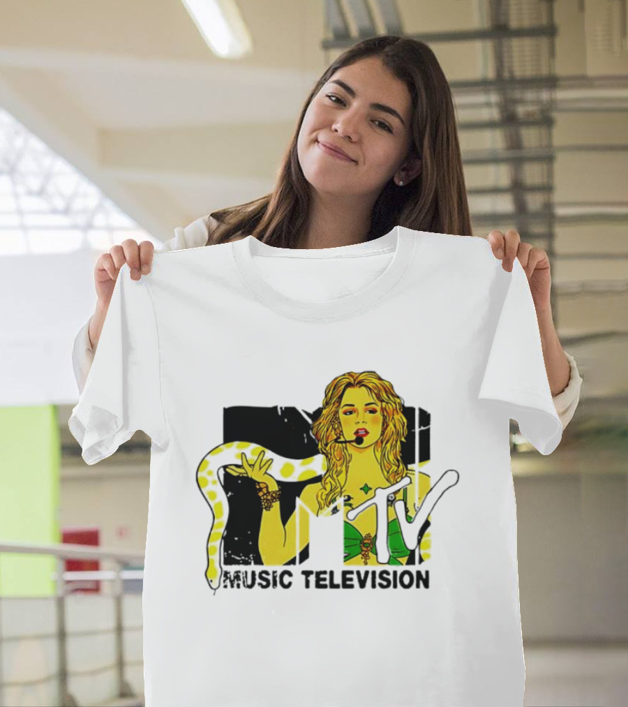 Britney Spears MTV Music Television Snake T-Shirt