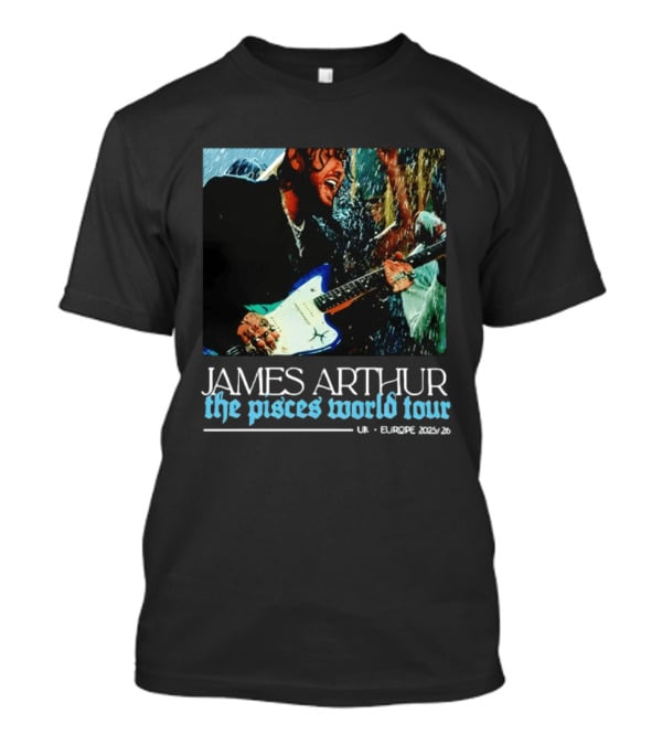JAMES ARTHUR The Pisces World Tour UK Europe 2023/24 T-Shirt