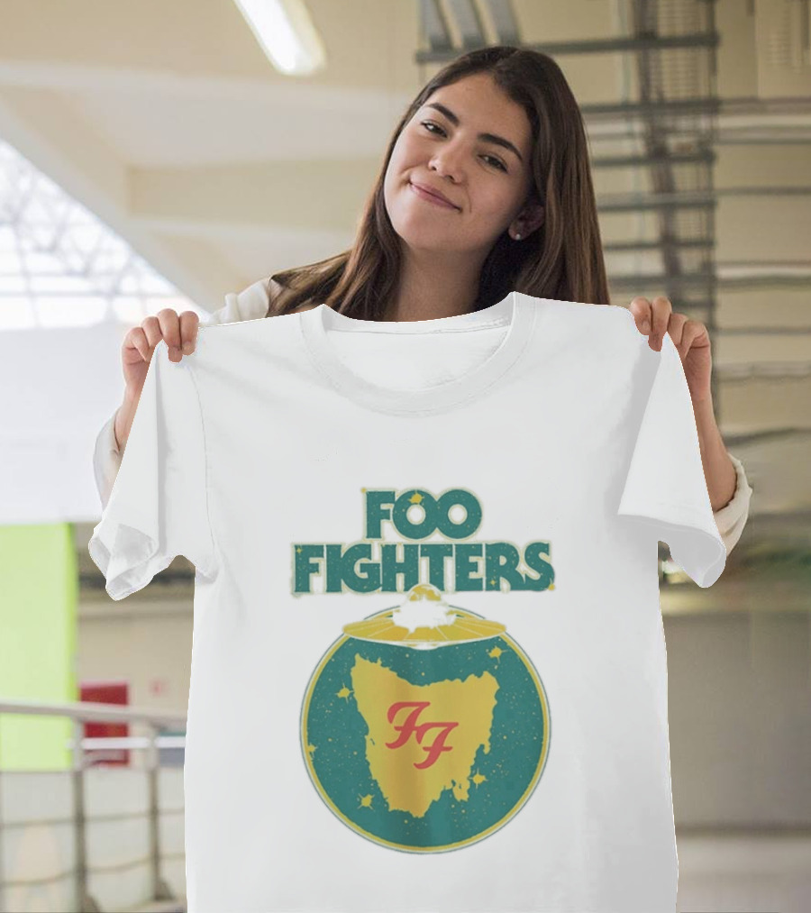 Foo Fighters Australia Tasmania 2026 Utas Stadium January 24 UFO Australia T-Shirt