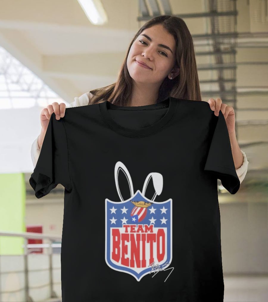 Team Benito Football Stars Shield T-Shirt