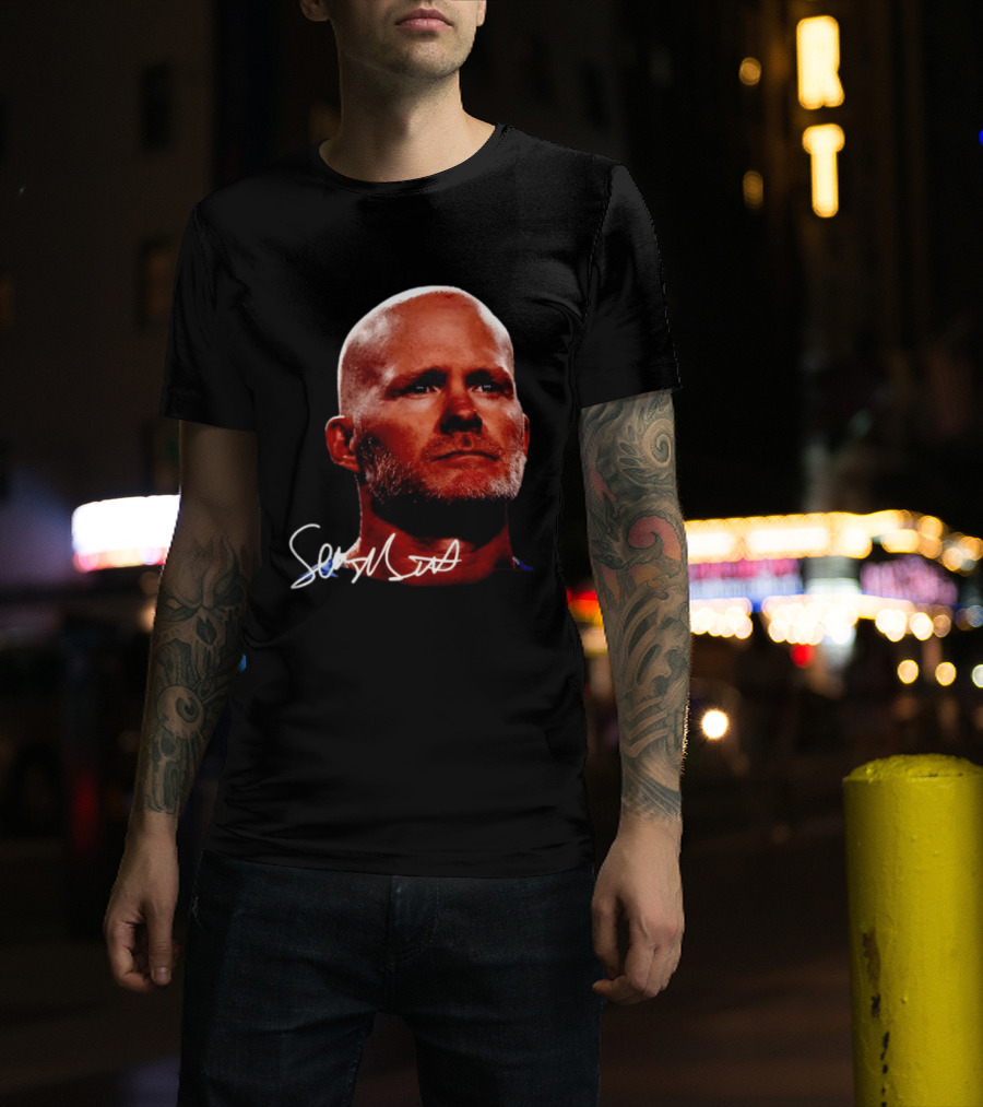 Sean McDermott Oversized Heavyweight Face Signature T-Shirt