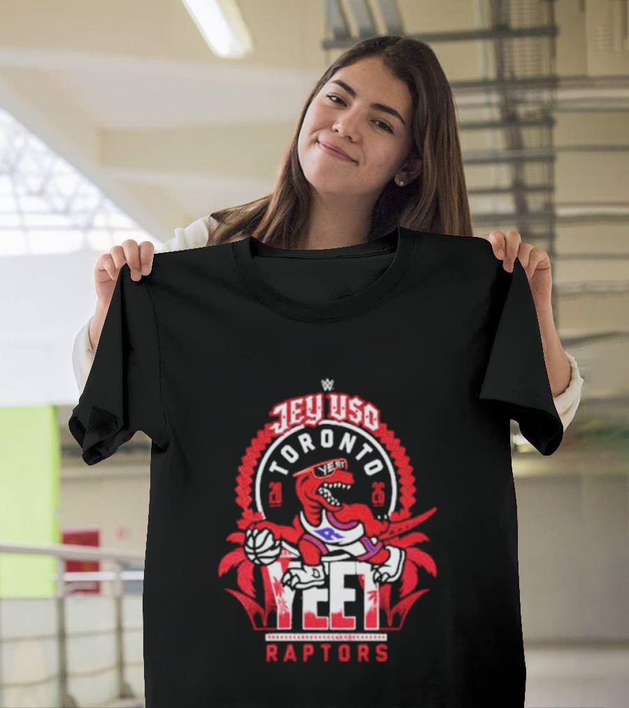 Jey Uso Toronto Raptors Yeet WWE T-Shirt