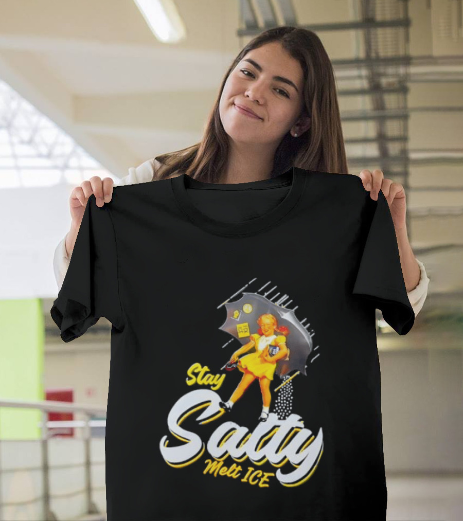 Stay Salty Melt Ice Umbrella Girl T-Shirt