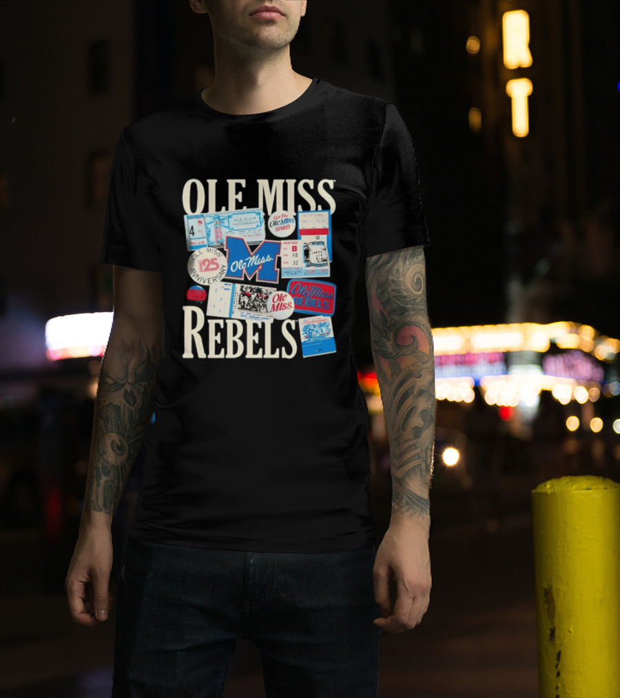 Ole Miss Rebels Spirit Memorabilia Collection T-Shirt
