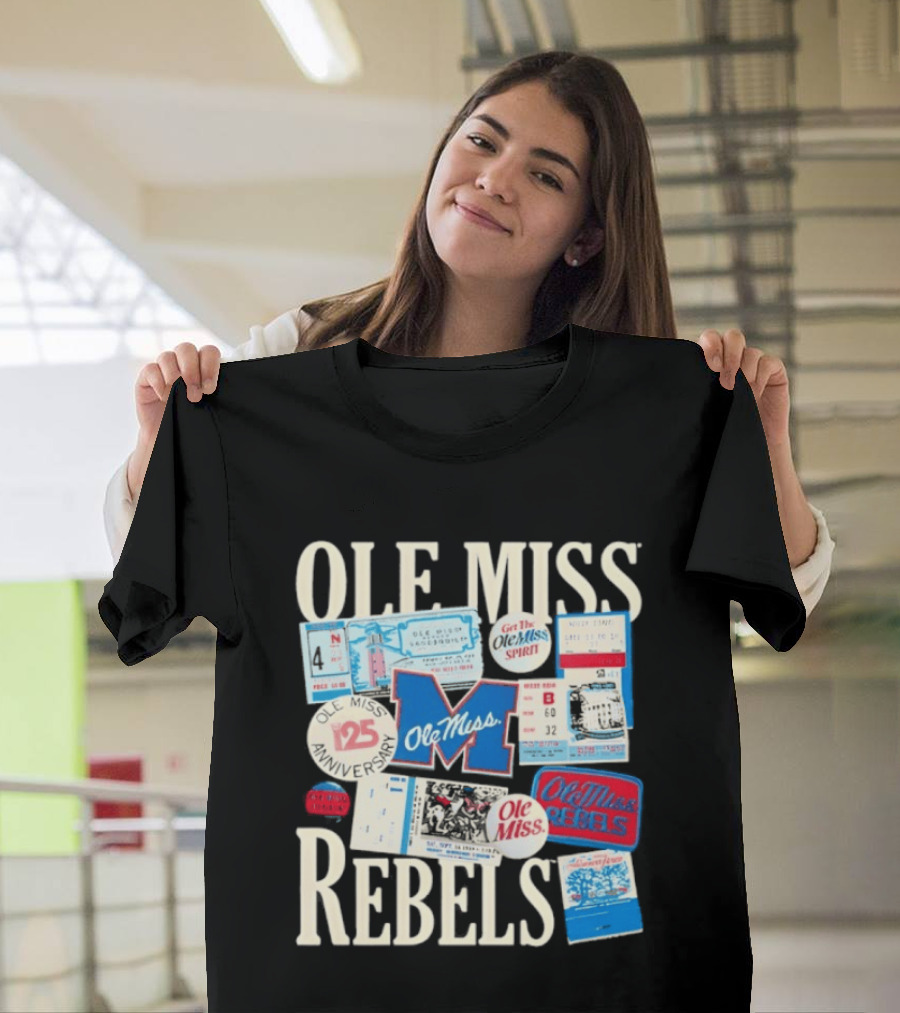 Ole Miss Rebels Spirit Memorabilia Collection T-Shirt