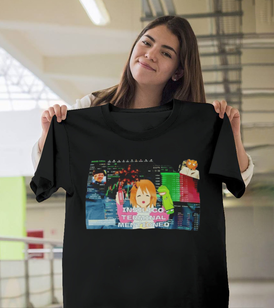 Insilico Terminal Mentioned Anime Character Stock Market T-Shirt