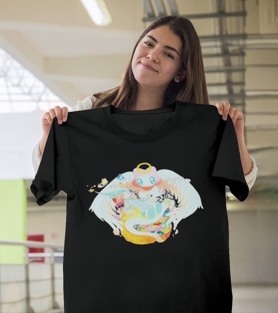 Rinihimme Guardian Angel Peaceful Cloud Dreams Fantasy T-Shirt