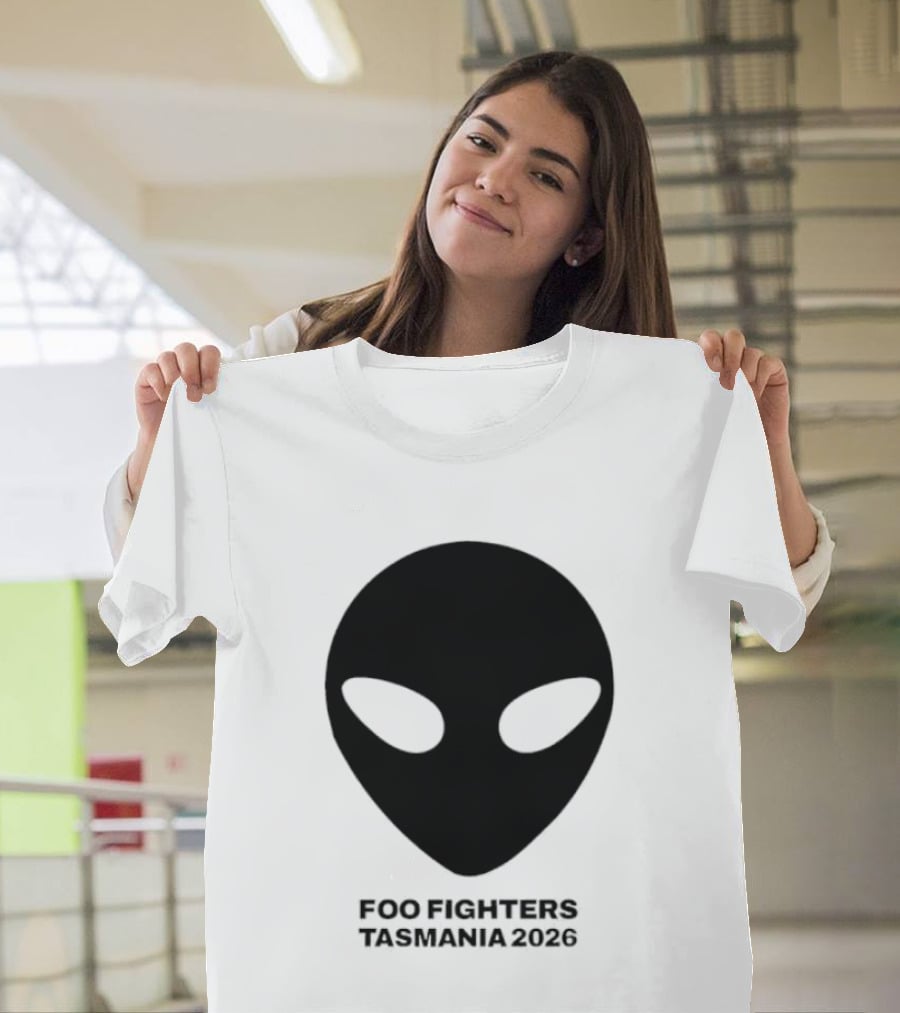 Foo Fighters Tasmania 2026 Alien Tour T-Shirt