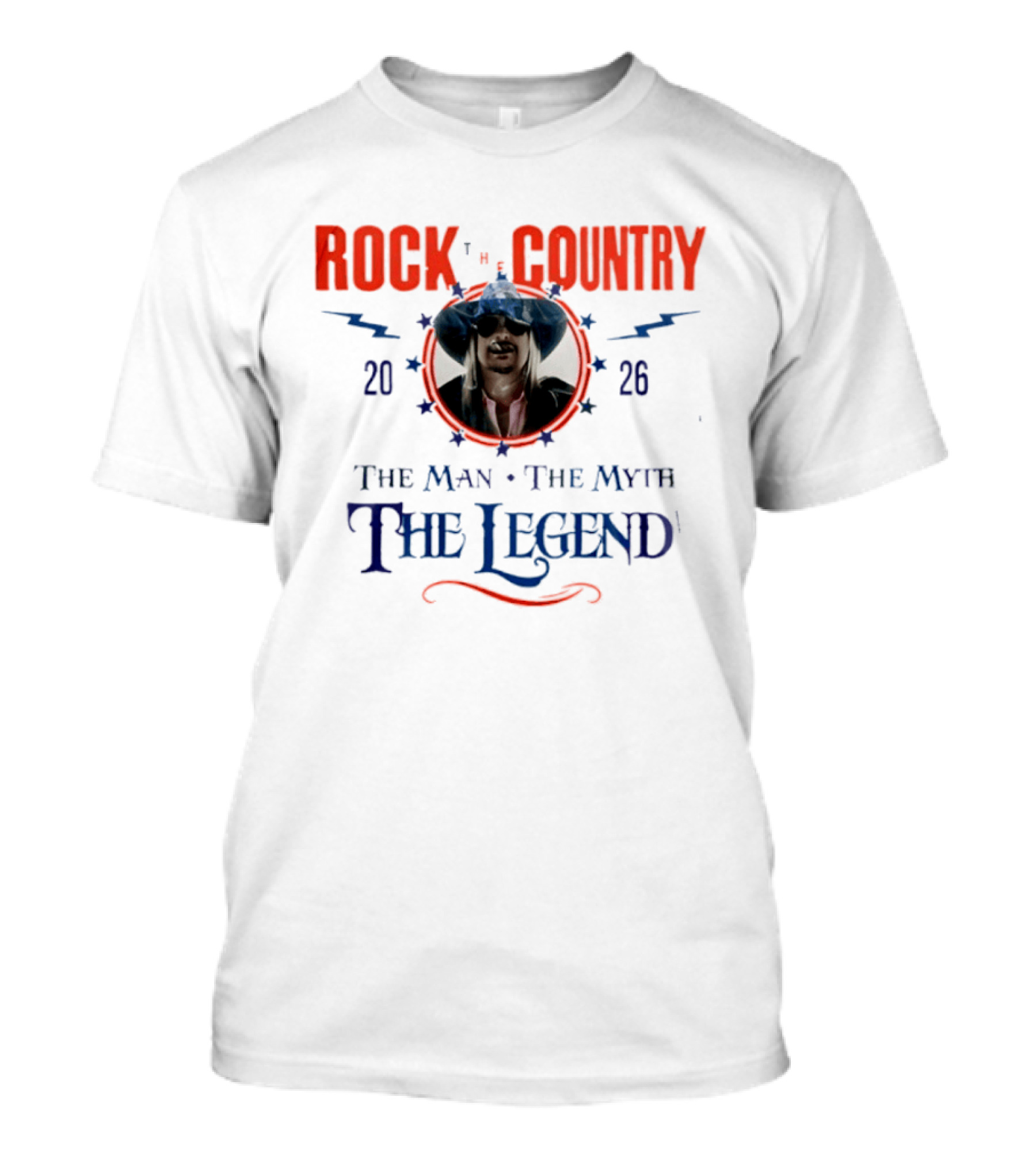 Kid Rock The Man The Myth The Legend Rock Country 2026 T-Shirt