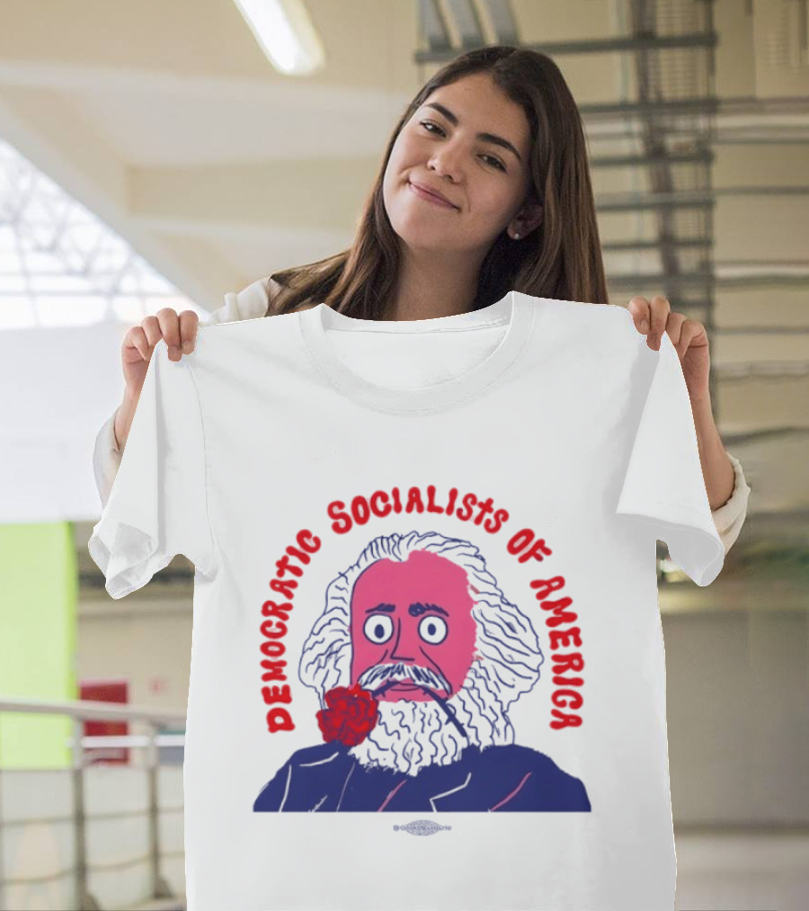 Democratic Socialists Of America Marx Rose T-Shirt