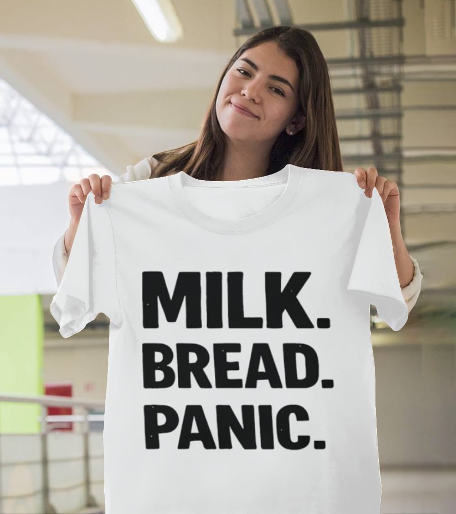 Milk Bread Panic Snow T-Shirt