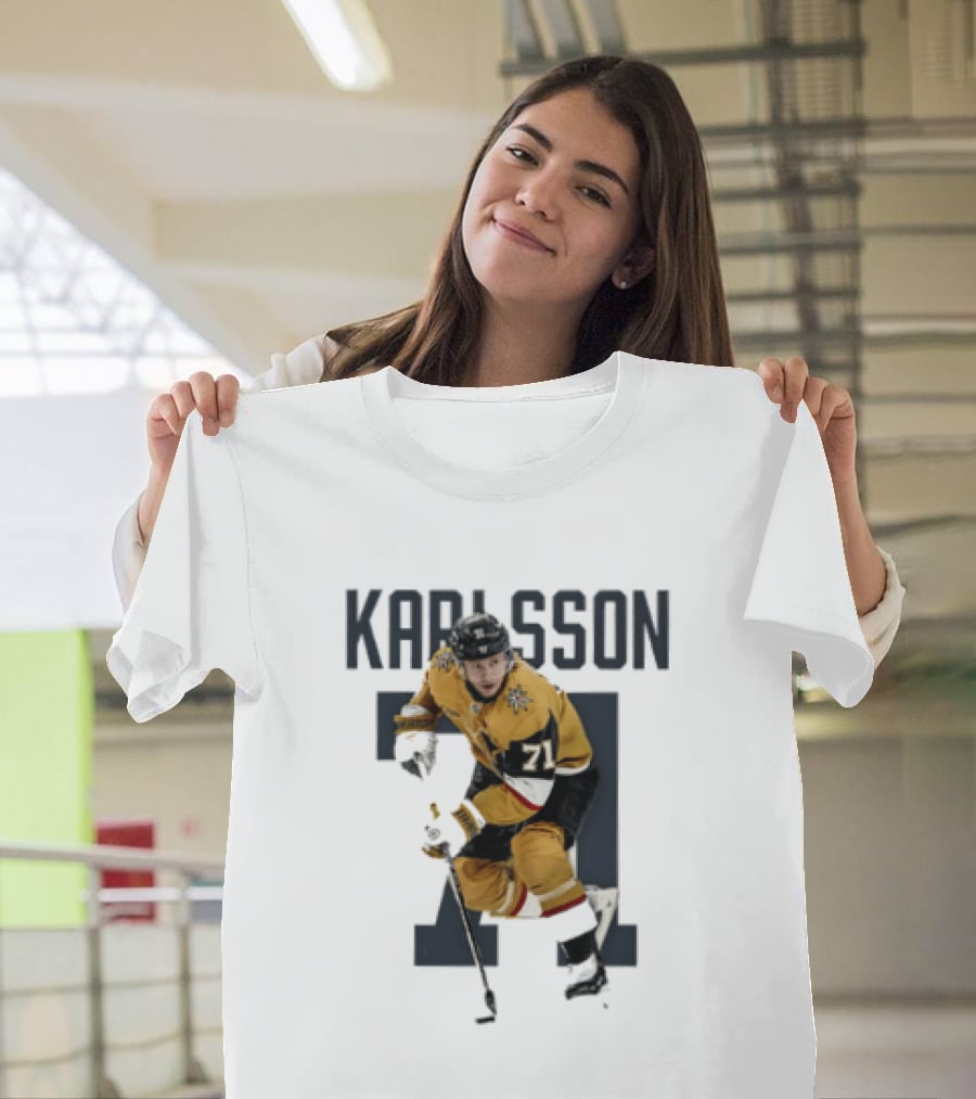 William Karlsson 71 Vegas Golden Knights Player Team Name T-Shirt