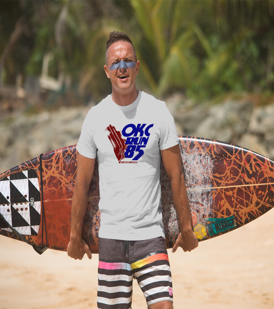 OKC Run 85 OKC Assembly Center Racing Event T-Shirt