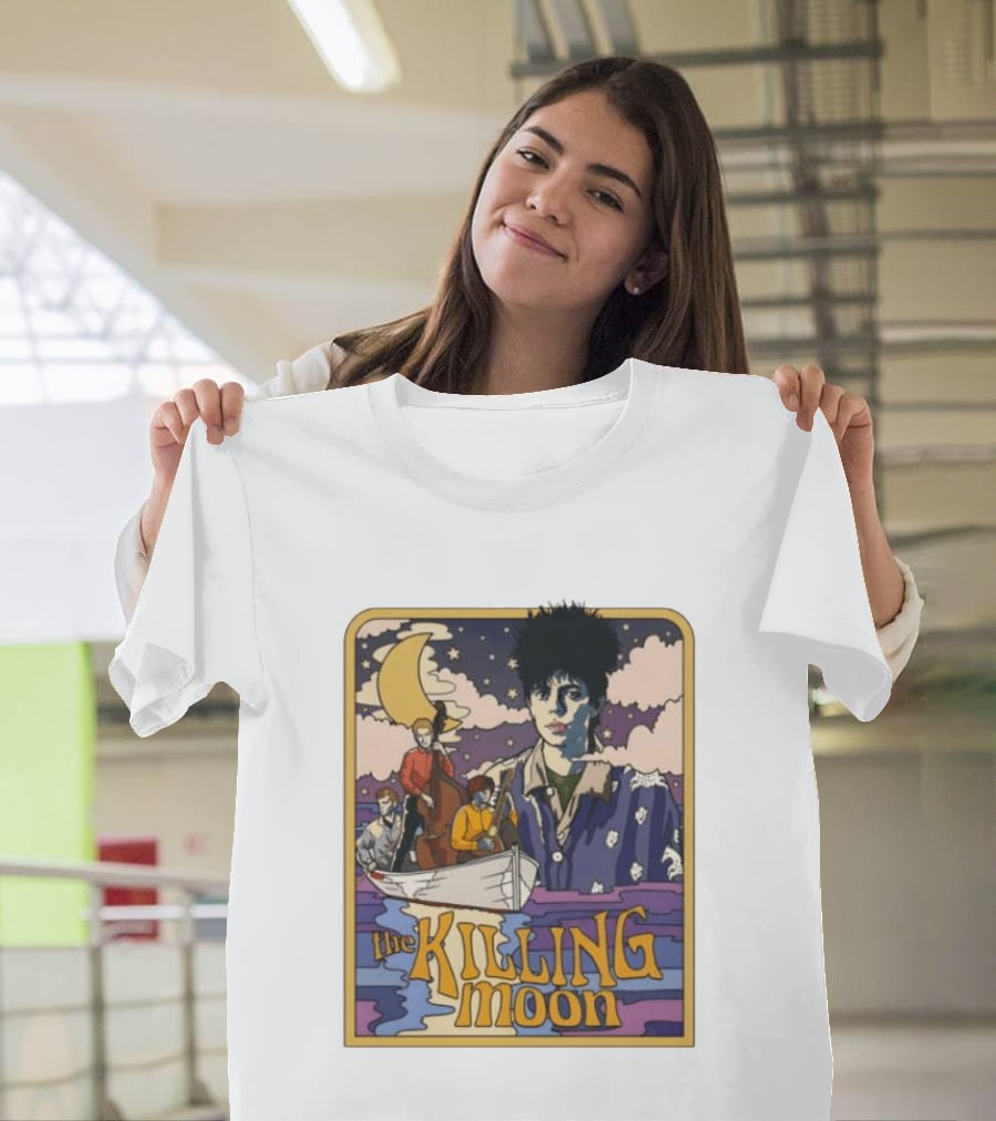 The Killing Moon 42nd Anniversary Retro Band Art Lunar T-Shirt