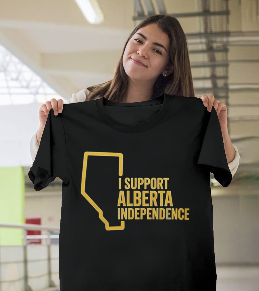 I Support Alberta Independence Map T-Shirt