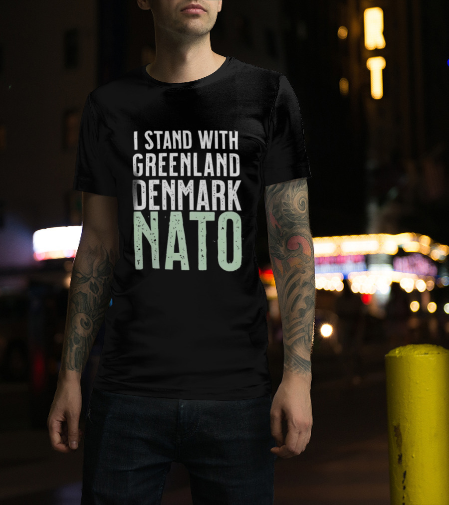 Comfort Colors I Stand With Greenland Denmark NATO Support T-Shirt