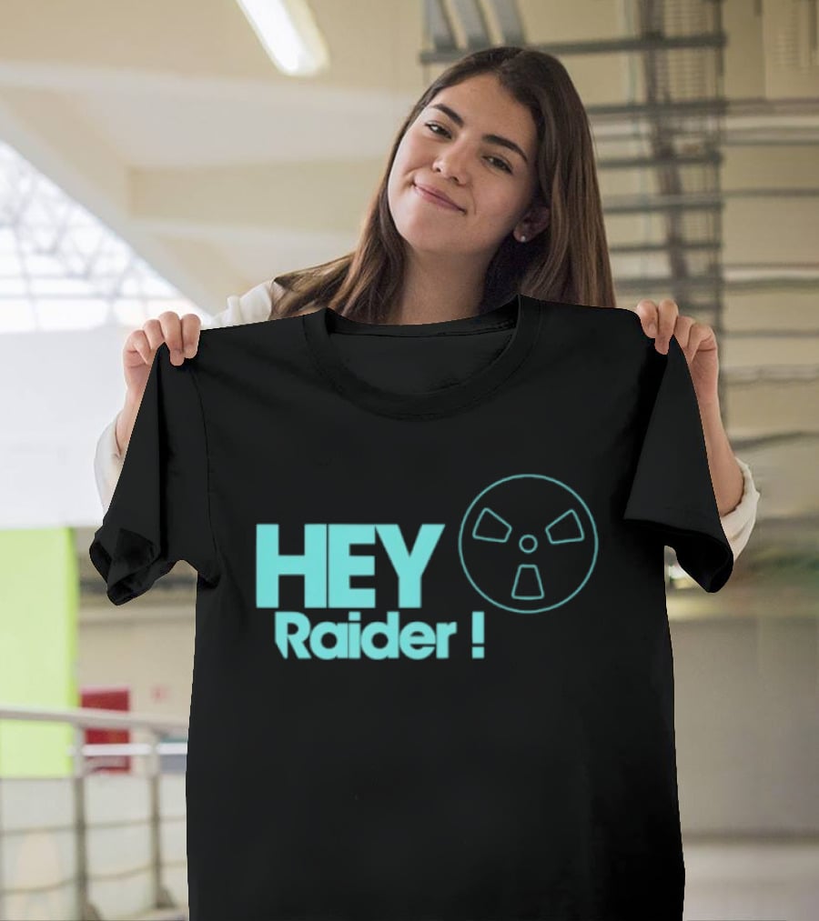 Hey Raider Sci Fi Gamer Safe Pocket Game Humor T-Shirt