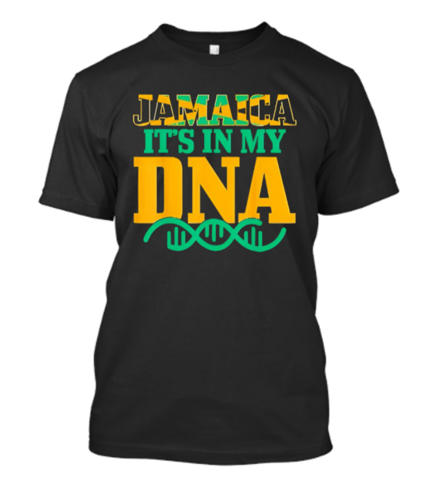 Jamaica It's In My DNA Jamaican Flag Pride Heritage T-Shirt