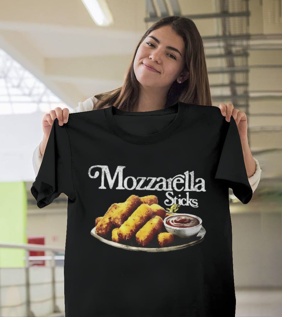 Mozzarella Sticks With Tomato Dipping Sauce Delight T-Shirt