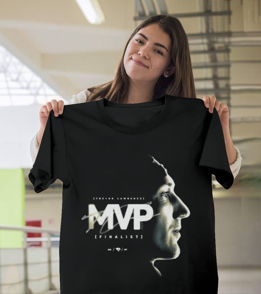 Trevor Lawrence MVP Finalist Jacksonville Jaguars Face T-Shirt