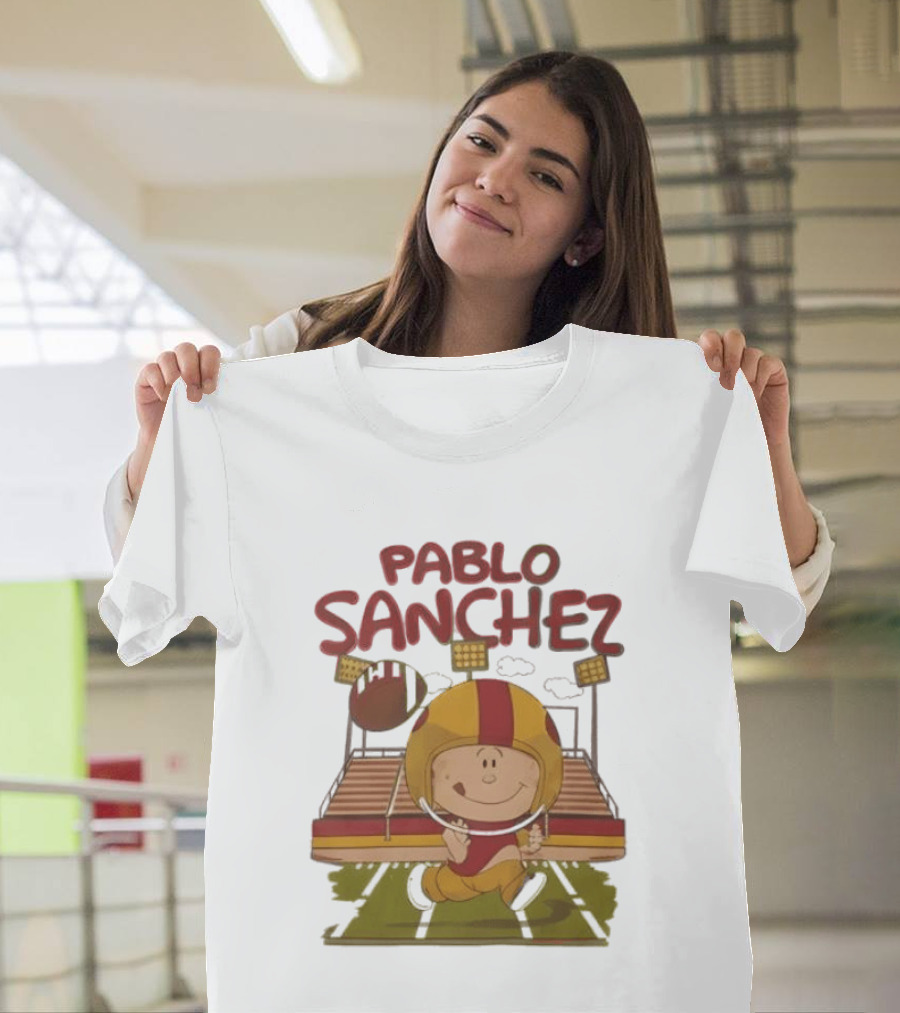 Pablo Sanchez Football George Kittle T-Shirt