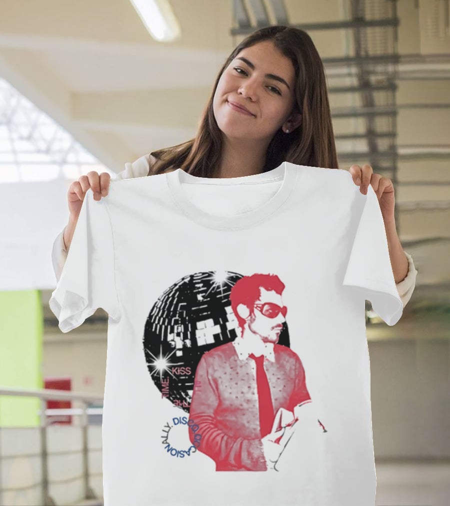 Harry Kiss All The Time Funky Disco Vibes T-Shirt