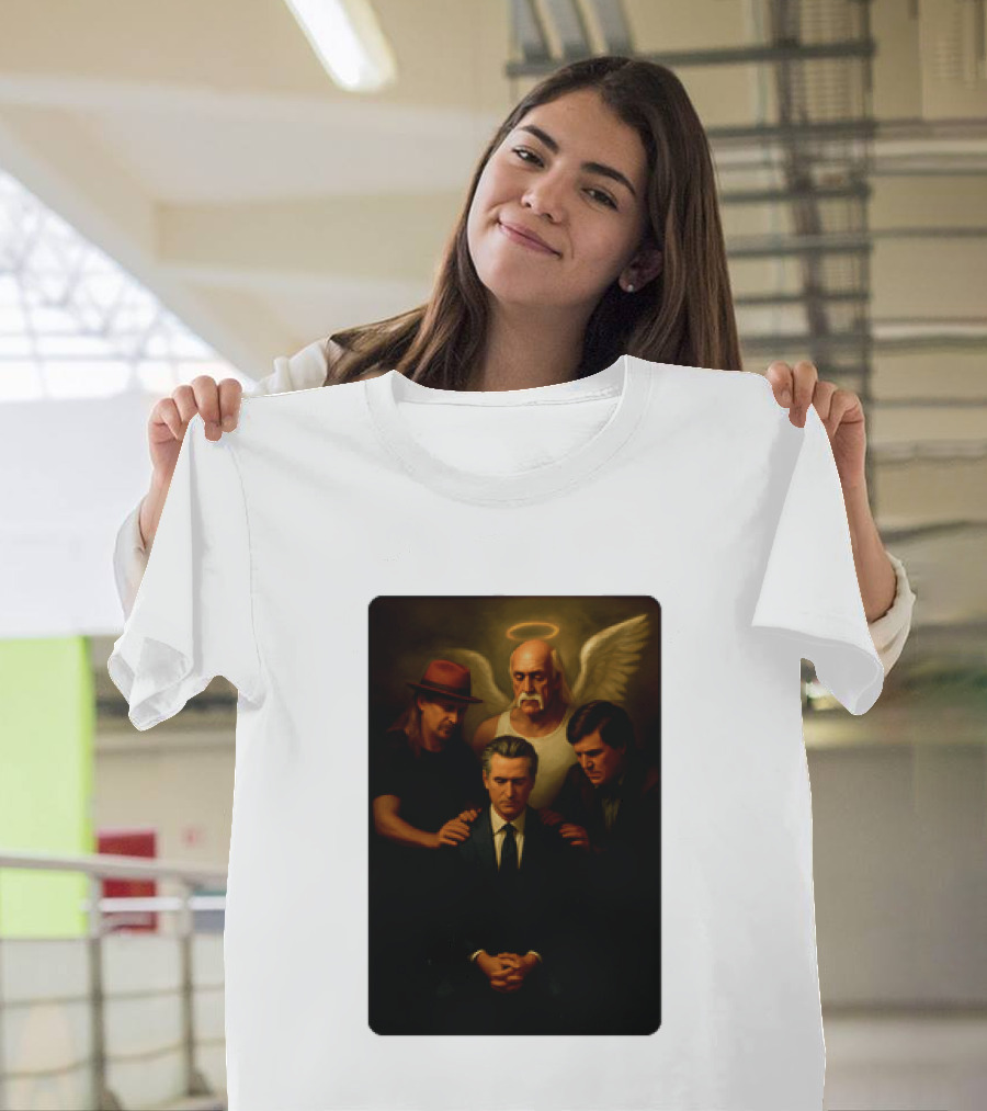 The Chosen One Gavin Newsom Angelic Gathering T-Shirt