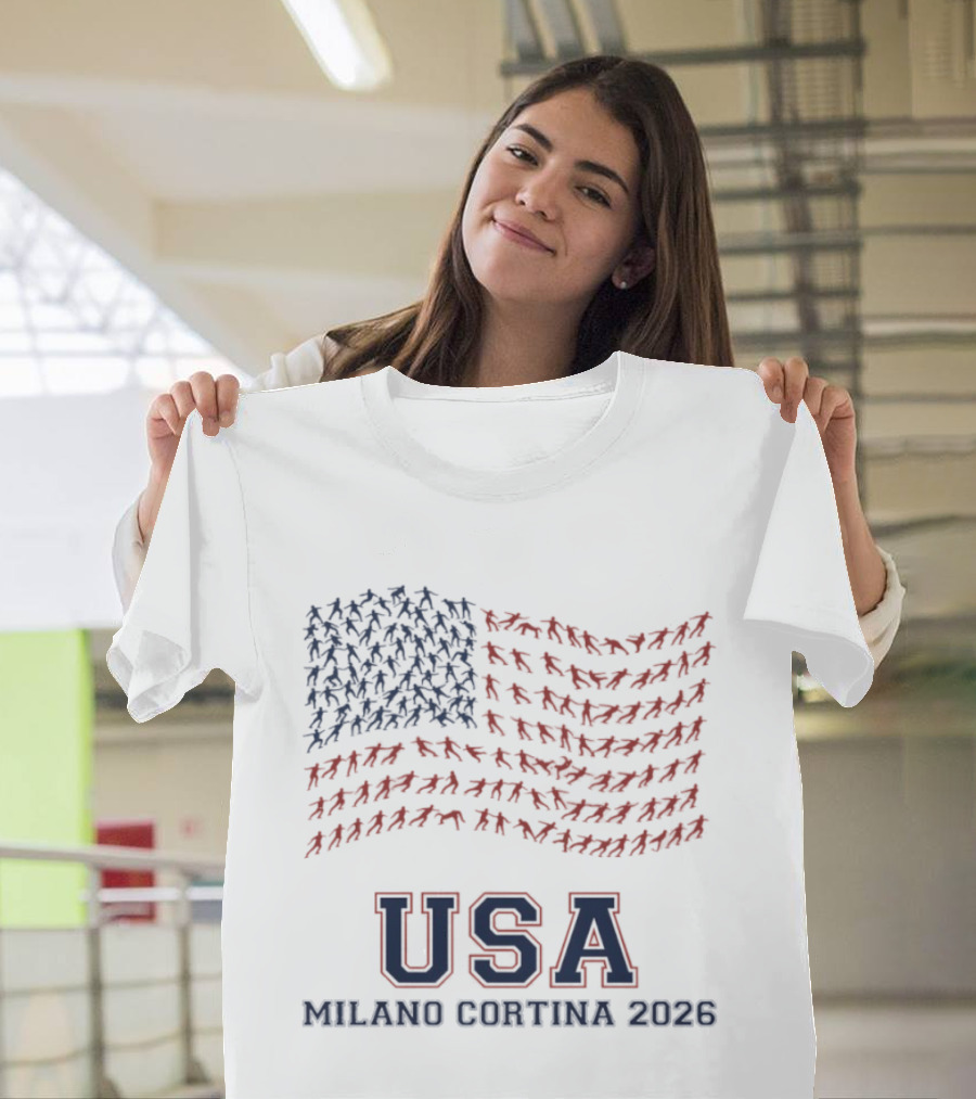 USA Winter Olympics Milano Cortina 2026 Team Spirit T-Shirt