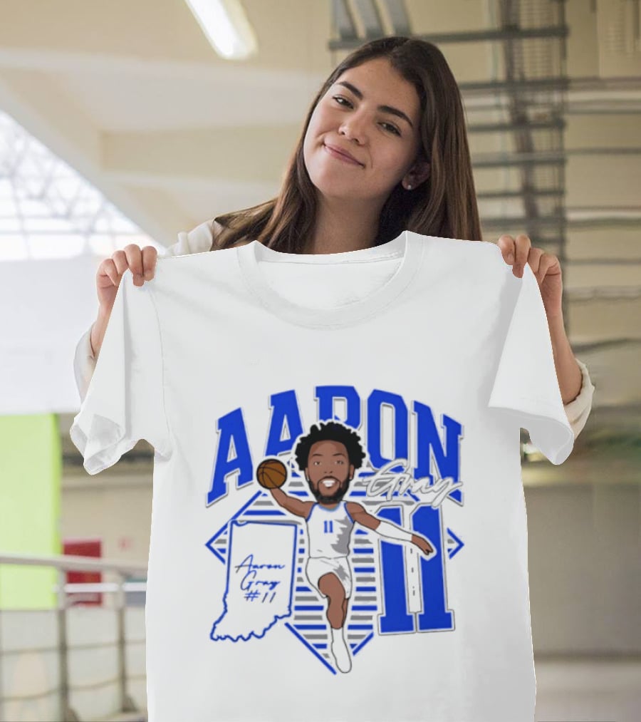 Aaron Gray 11 Basketball New Orleans Hornets Indiana T-Shirt