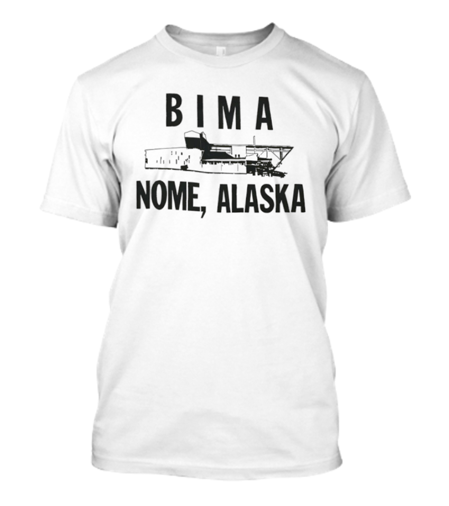BIMA Nome Alaska Historical Mining Dredge T-Shirt
