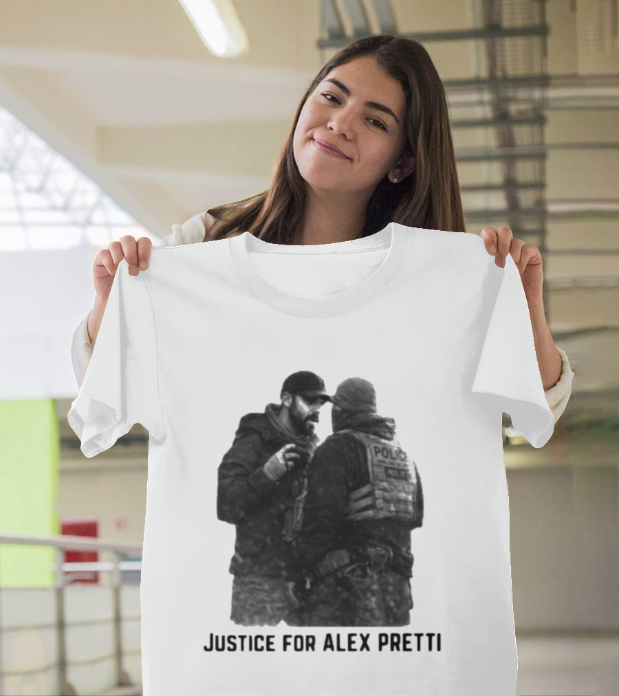 Justice For Alex Pretti Police Encounter T-Shirt