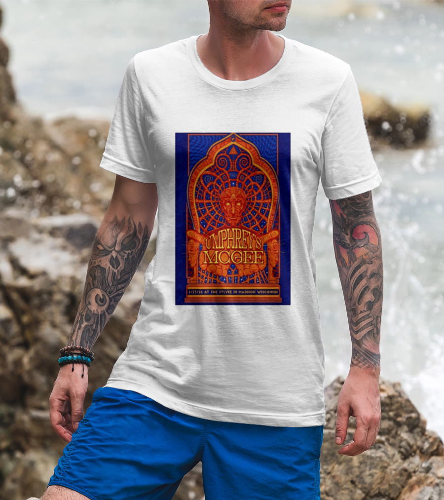Umphrey's McGee Madison WI The Sylvee Jan 23 2026 Psychedelic T-Shirt