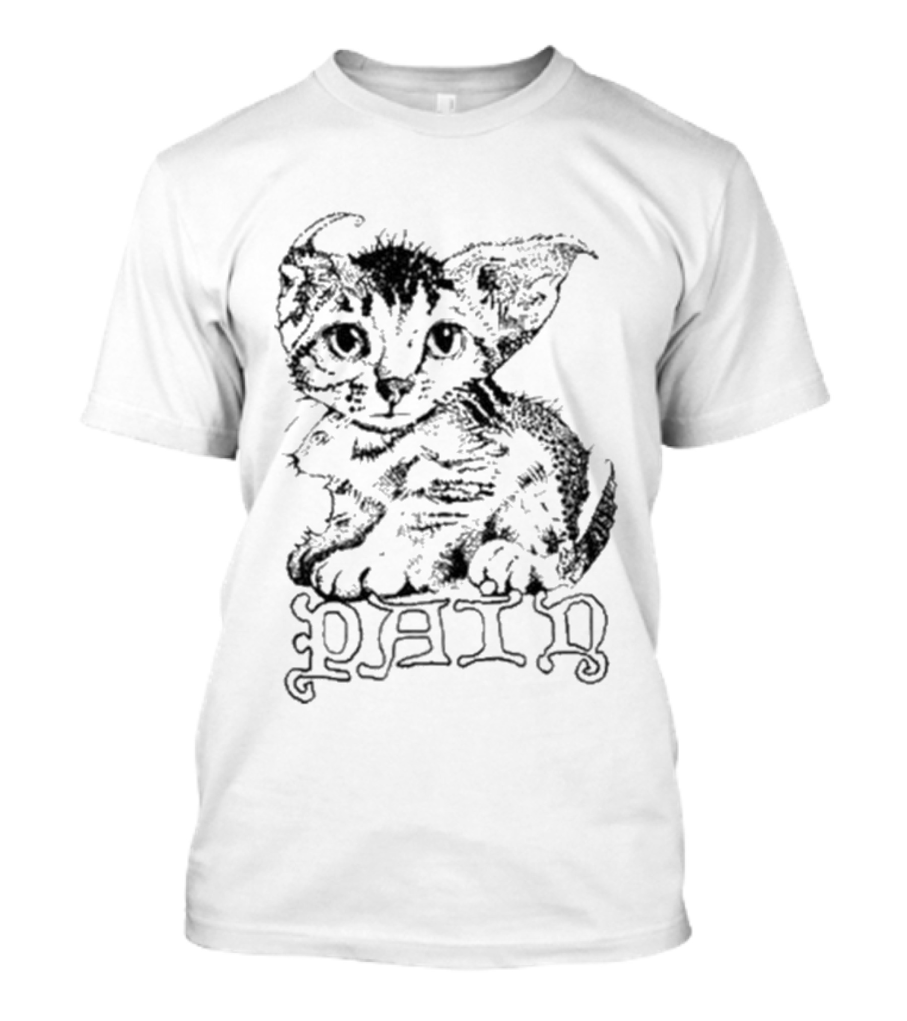 Henry Johnson Pain Cat Drawing T-Shirt
