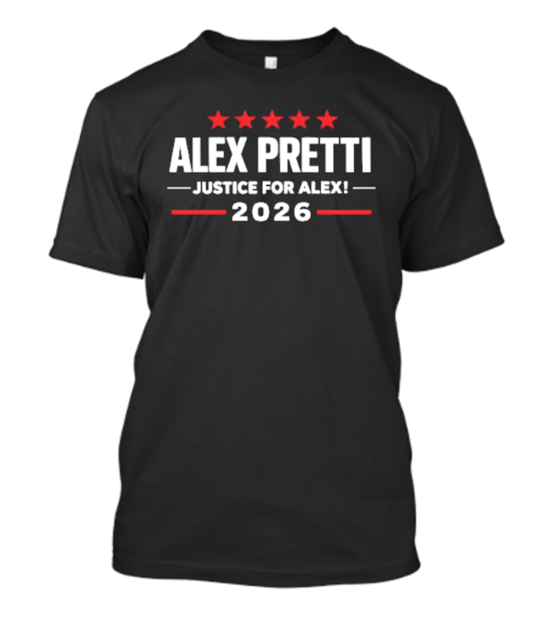 Alex Pretti Justice For Alex 2026 Five Stars T-Shirt