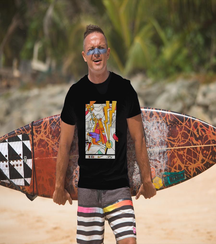 KD 35 Nike Artistic Lightning Basketball T-Shirt