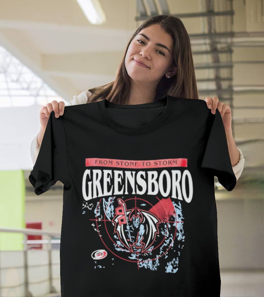 Greensboro From Stone To Storm Red Dragon Target T-Shirt