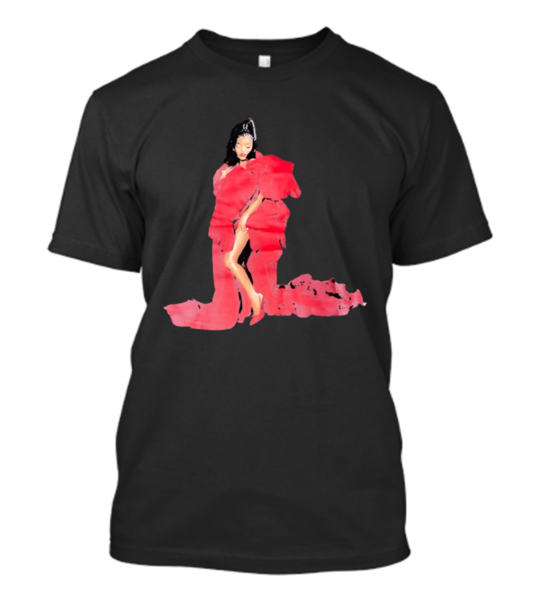Halle Bailey Red Gown Glamour Love Or Something Like It T-Shirt