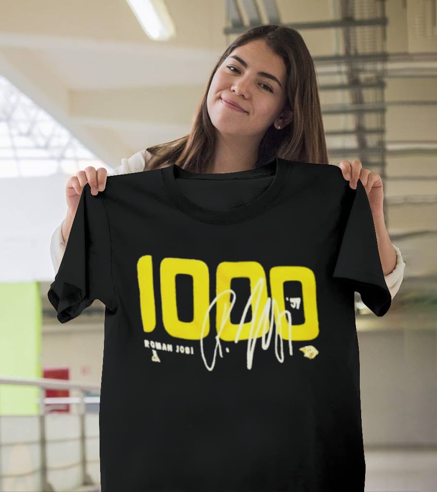 Nashville Predators Roman Josi 1000 Game Milestone Celebration T-Shirt