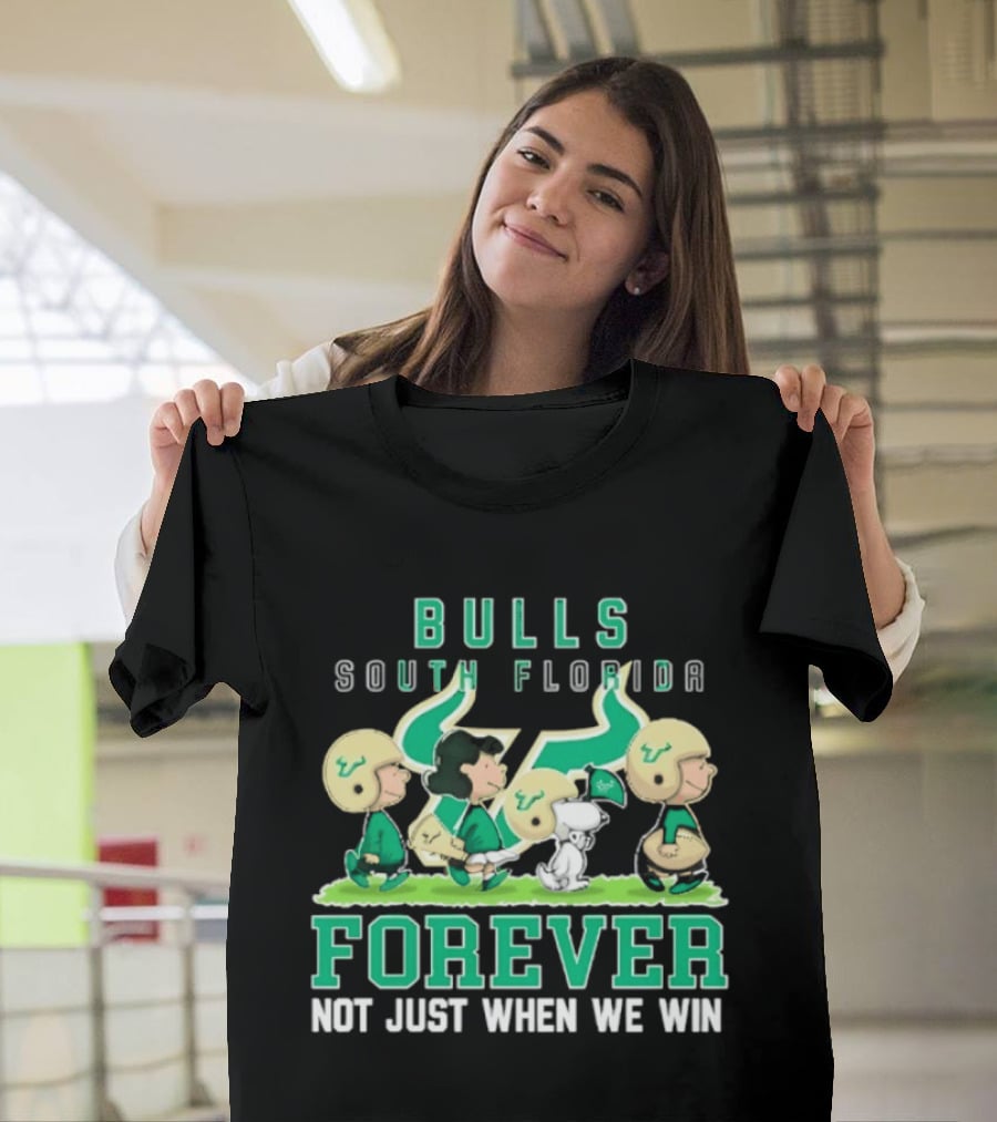 South Florida Bulls Peanuts Collaboration Forever Not Just When We Win T-Shirt
